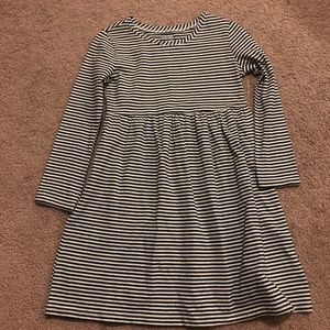 Black and White Striped Dress